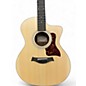 Used Taylor 214CE Natural Acoustic Electric Guitar