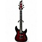 Used Schecter Guitar Research Demon 6 Crimson Burst Solid Body Electric Guitar thumbnail