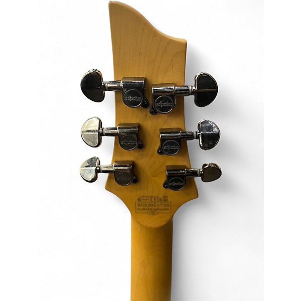 Used Schecter Guitar Research Demon 6 Crimson Burst Solid Body Electric Guitar