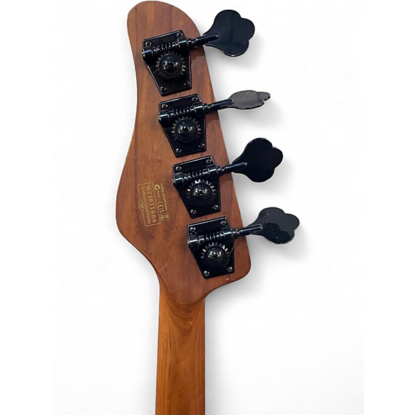 Used Schecter Guitar Research Model T Natural Electric Bass Guitar