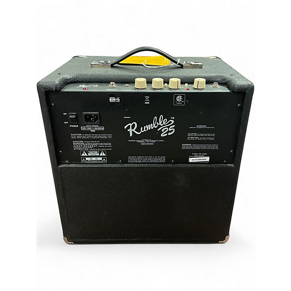 Used Fender Rumble 25 25W 1x10 Bass Combo Amp