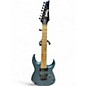 Used Ibanez Grg7221m Ice Blue Metallic Solid Body Electric Guitar thumbnail