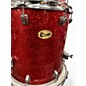 Used Ludwig 4 Piece Centennial Zep 4 peice Red Sparkle Drum Kit