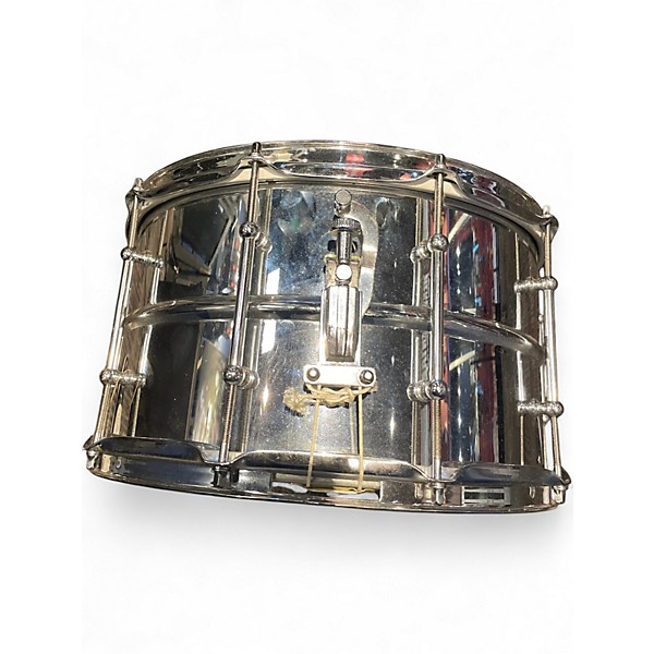 Used Ludwig 14X8 Ludwig Supralite Steel Snare Chrome Drum