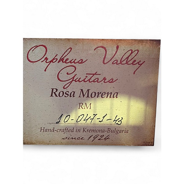 Used Orpheus Valley Rosa Morena Natural Acoustic Guitar