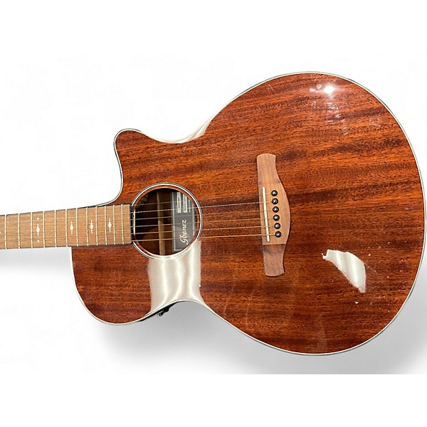 Used Ibanez AEG62 Natural Acoustic Electric Guitar