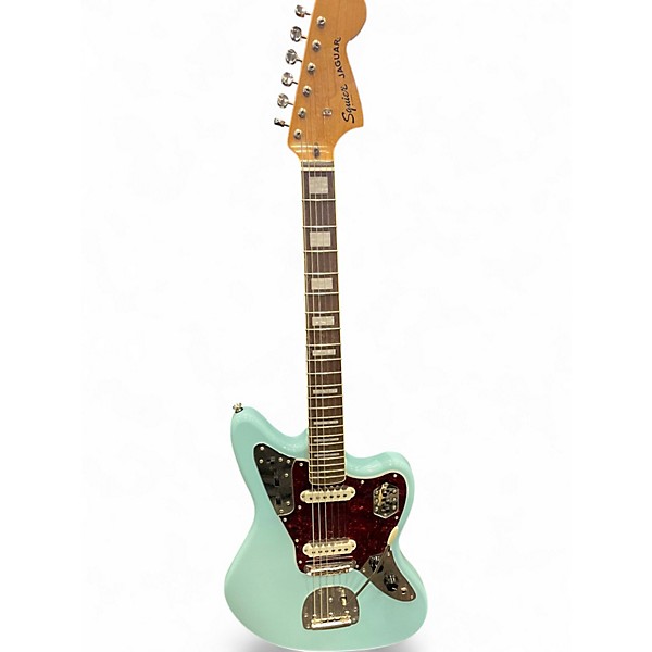 Used Squier Vintage Modified Jaguar Sonic Blue Solid Body Electric Guitar