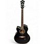 Used Ibanez AEL101E Left Handed Black Acoustic Guitar thumbnail