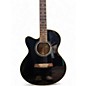 Used Ibanez AEL101E Left Handed Black Acoustic Guitar