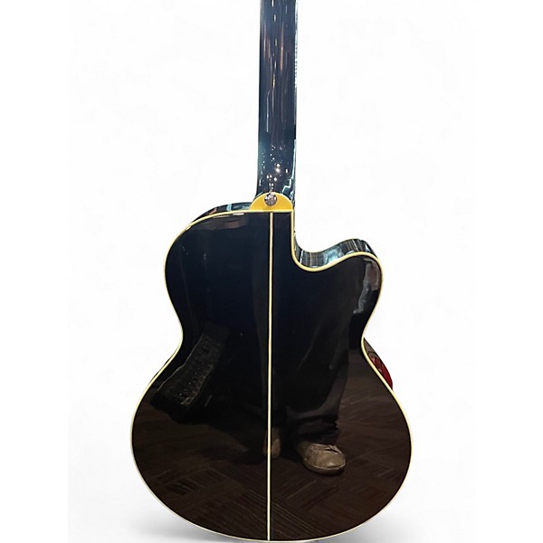Used Ibanez AEL101E Left Handed Black Acoustic Guitar