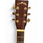Used Zager ZAD-80/N Left Handed Natural Acoustic Guitar