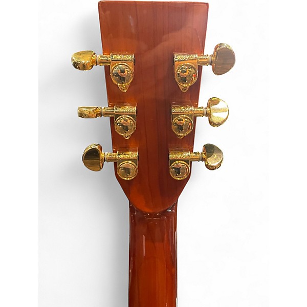 Used Zager ZAD-80/N Left Handed Natural Acoustic Guitar