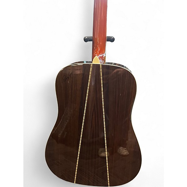 Used Zager ZAD-80/N Left Handed Natural Acoustic Guitar