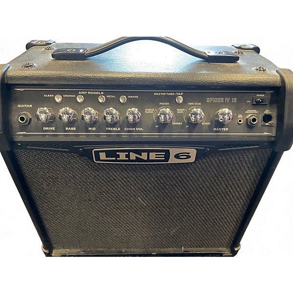 Used Line 6 Spider IV 15W 1X8 Guitar Combo Amp