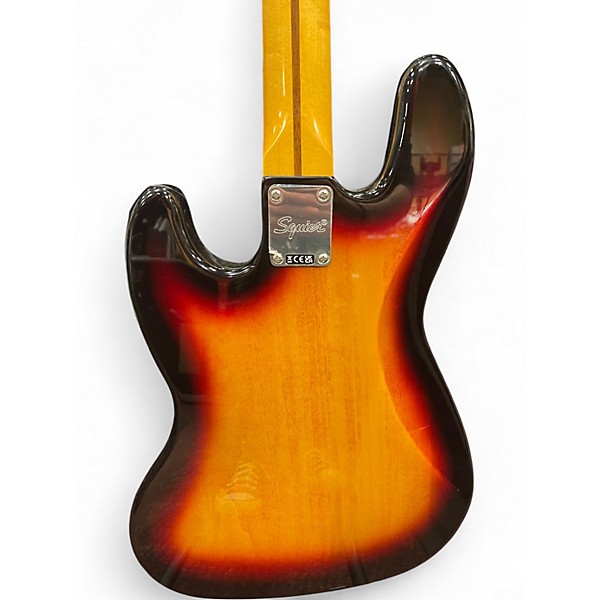 Used Squier Classic Vibe 1960S Jazz Bass 3 Color Sunburst Electric Bass Guitar