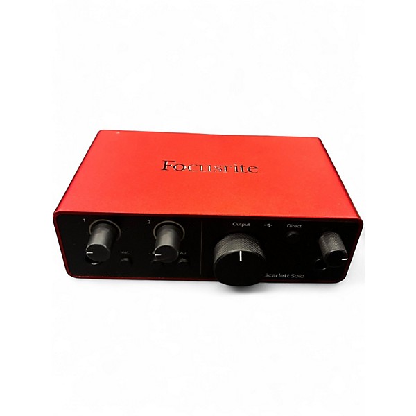 Used Focusrite SCARLETT SOLO GEN 4 Audio Interface