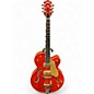 Used Gretsch Guitars G6120 Chet Atkins Signature Orange Hollow Body Electric Guitar thumbnail