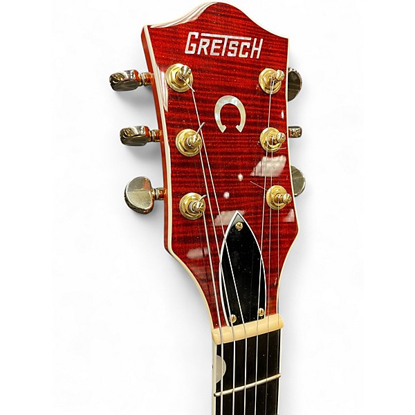 Used Gretsch Guitars G6120 Chet Atkins Signature Orange Hollow Body Electric Guitar