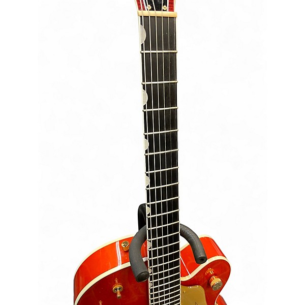 Used Gretsch Guitars G6120 Chet Atkins Signature Orange Hollow Body Electric Guitar