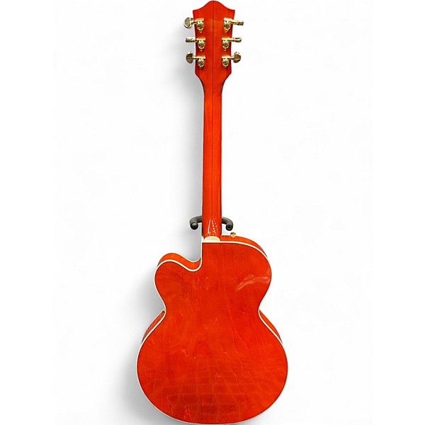 Used Gretsch Guitars G6120 Chet Atkins Signature Orange Hollow Body Electric Guitar
