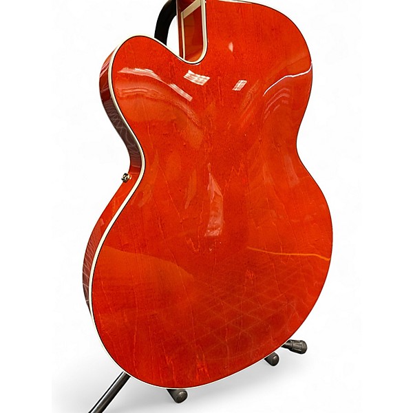 Used Gretsch Guitars G6120 Chet Atkins Signature Orange Hollow Body Electric Guitar