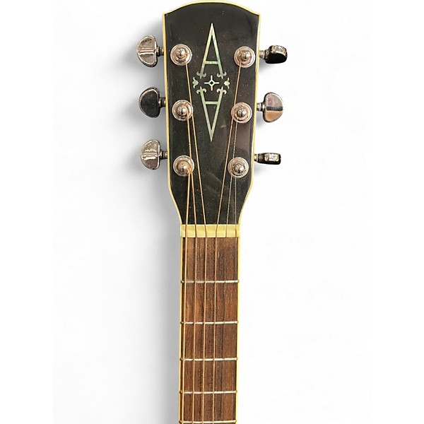 Used Alvarez AD60 Dreadnought Black Acoustic Guitar
