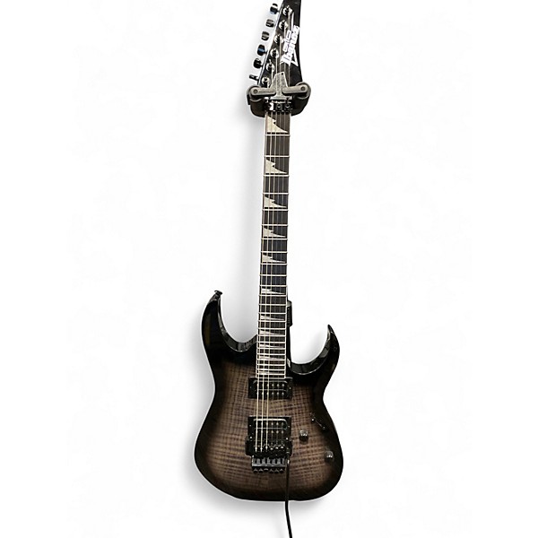 Used Ibanez GIO RG320 TRANSPARENT BLACK Solid Body Electric Guitar