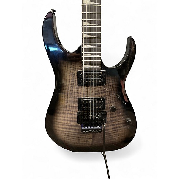 Used Ibanez GIO RG320 TRANSPARENT BLACK Solid Body Electric Guitar