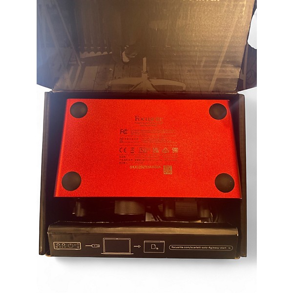 Used Focusrite Scarlett Solo Gen 4 Audio Interface