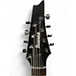 Used Ibanez RG8 8 String Gloss Black Solid Body Electric Guitar