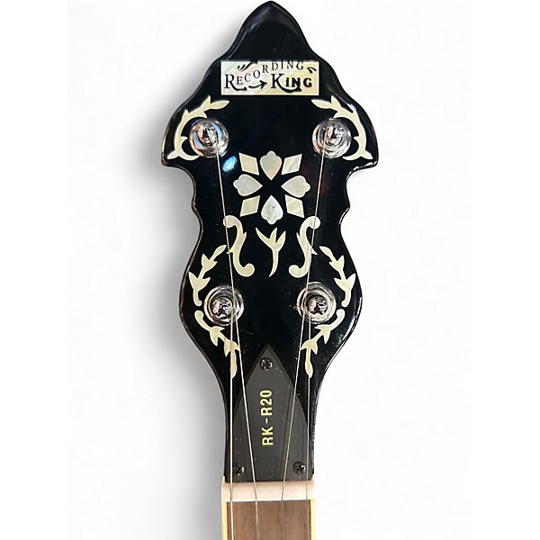 Used Recording King RKR20 Bluegrass Series Songster Natural Banjo