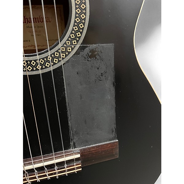 Used Alhambra 1 C Black Classical Acoustic Guitar