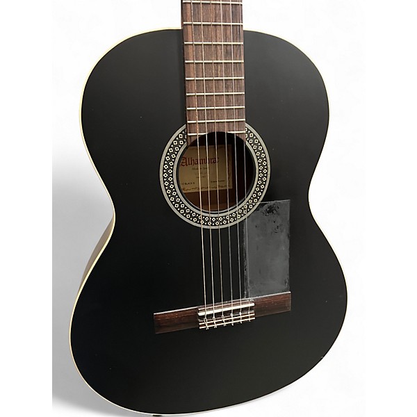 Used Alhambra 1 C Black Classical Acoustic Guitar