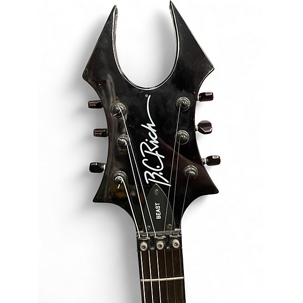 Used B.C. Rich Beast NT Black Solid Body Electric Guitar