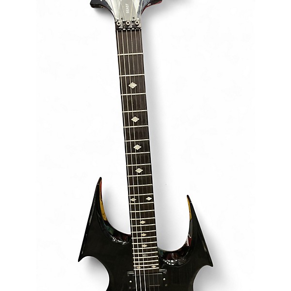 Used B.C. Rich Beast NT Black Solid Body Electric Guitar