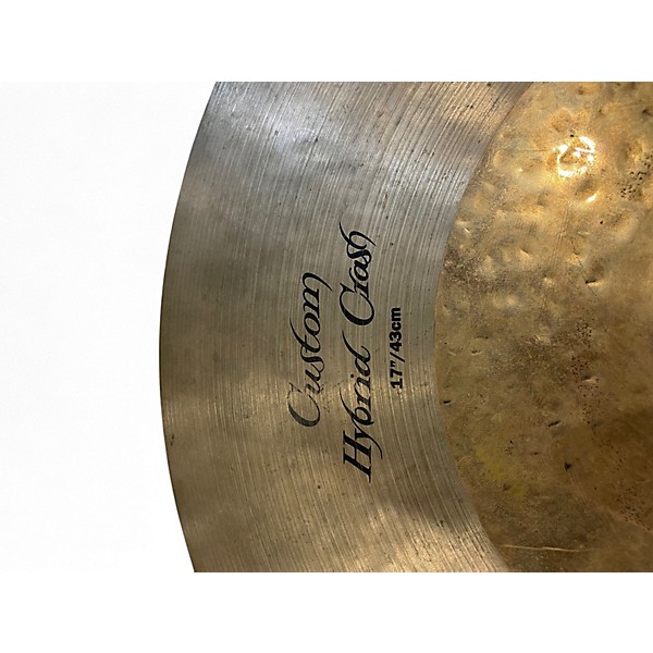 Used Zildjian 17in K Custom Hybrid Crash Cymbal