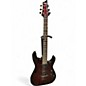 Used Schecter Guitar Research Demon 6 Crimson Red Burst Solid Body Electric Guitar thumbnail