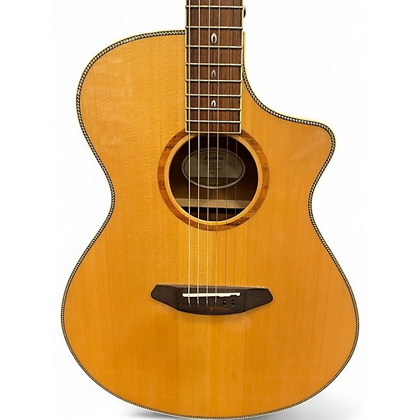 Used Breedlove PURSUIT CONCERT 25TH  Natural Acoustic Electric Guitar