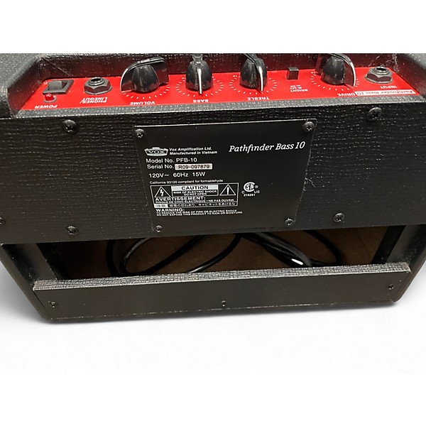 Used VOX Pathfinder 10 BASS AMP Bass Combo Amp
