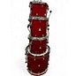 Used Orange County Drum & Percussion 4 Piece Venice Series Satin Red Drum Kit thumbnail