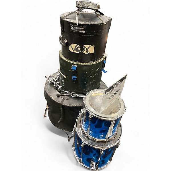Used TAMA 5 Piece Artstar Blue Flame Drum Kit