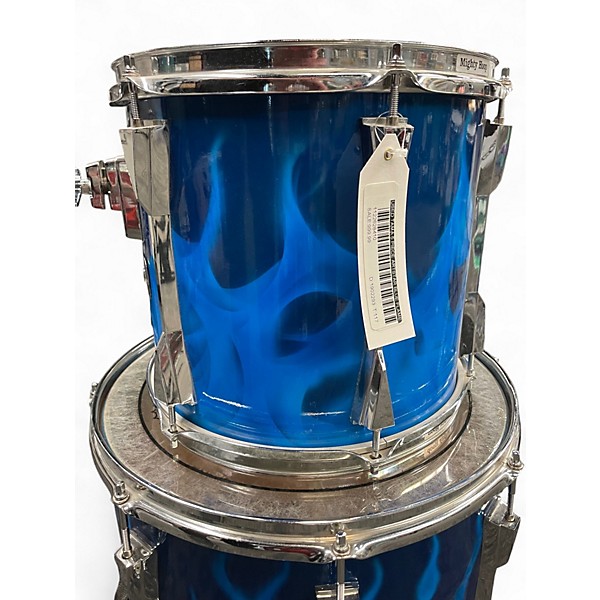 Used TAMA 5 Piece Artstar Blue Flame Drum Kit