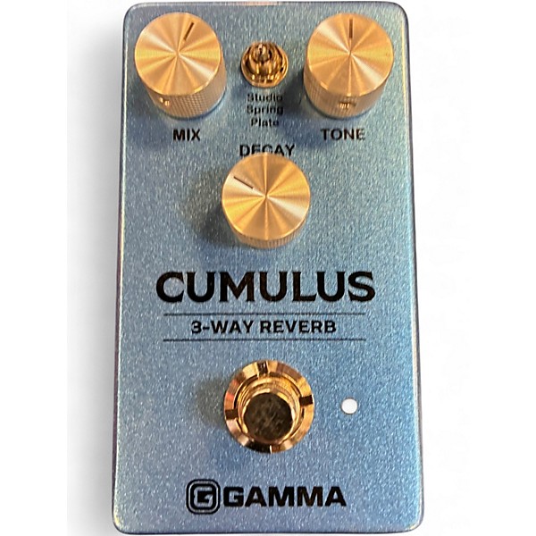 Used GAMMA CUMULUS 3-WAY REVERB Effect Pedal