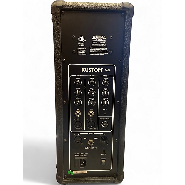 Used Kustom PA 50 Powered Speaker