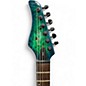 Used Schecter Guitar Research CR6 Aquaburst Solid Body Electric Guitar