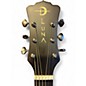 Used Luna Art Vintage Folk JE Vintage Distressed Brownburst Acoustic Electric Guitar