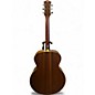 Used Luna Art Vintage Folk JE Vintage Distressed Brownburst Acoustic Electric Guitar