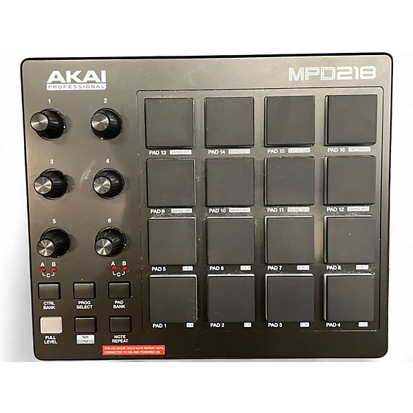 Used Akai Professional MPD218 MIDI Controller