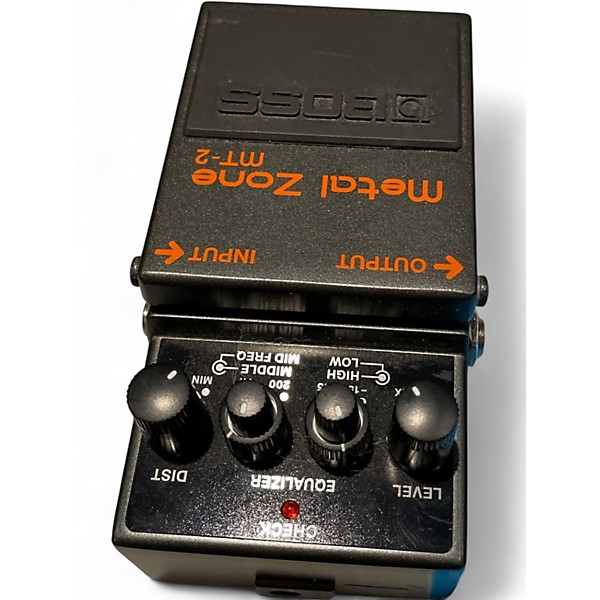 Used BOSS MT2 Metal Zone Distortion Effect Pedal