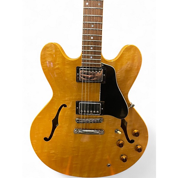 Vintage 1983 Gibson ES-335 Custom Shop Dot Reissue Natural Hollow Body Electric Guitar